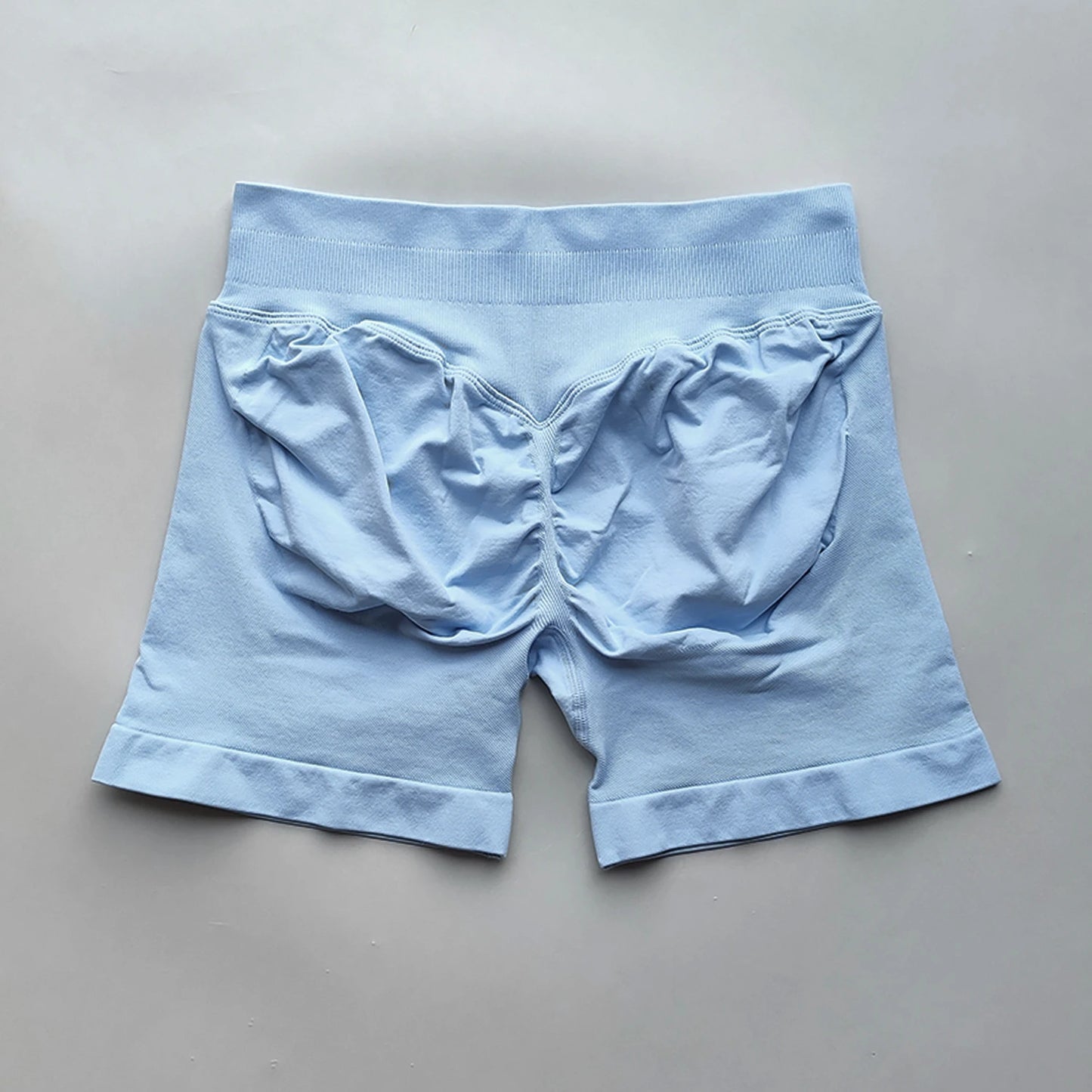 NO LOGO Shorts 4.5 Gym Shorts Women Fitness Sports Low Ribbed Band Workout Scrunch Butt Yoga Booty Running Short Pants