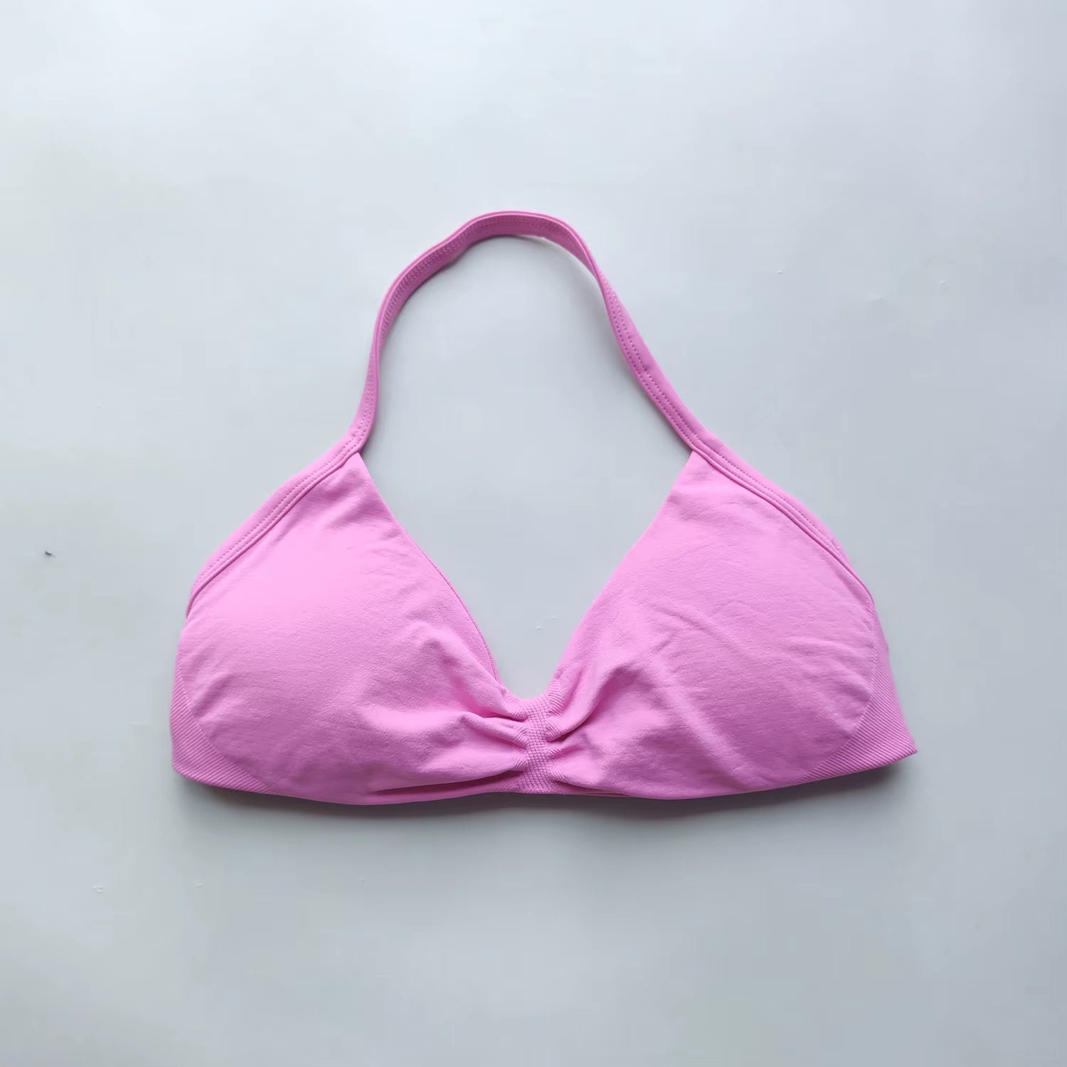 NO LOGO Sports Bra Strappy Backless Yoga Gym Bra Removable Cups Women Workout Clothing Gym Top Halter Sport Bras