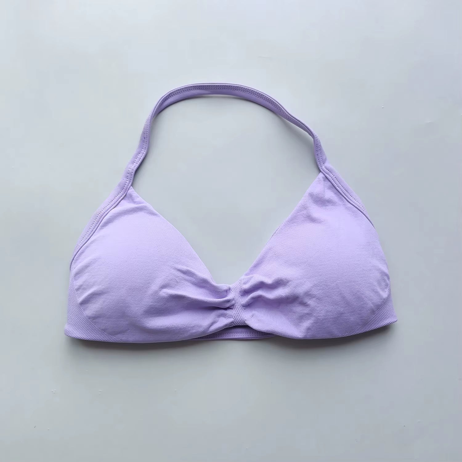 NO LOGO Sports Bra Strappy Backless Yoga Gym Bra Removable Cups Women Workout Clothing Gym Top Halter Sport Bras