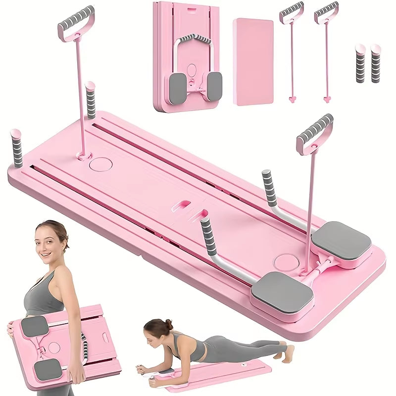 Abdominal Exercise Board Fitness Board Leg & Arm Toner Multifunctional Pilates Reformer Set Fitness Equipment for Home