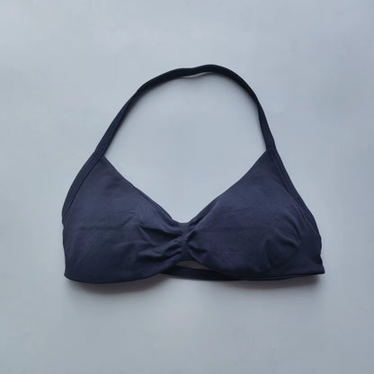 NO LOGO Sports Bra Strappy Backless Yoga Gym Bra Removable Cups Women Workout Clothing Gym Top Halter Sport Bras