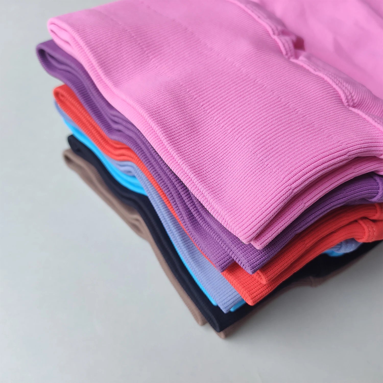 NO LOGO Shorts 4.5 Gym Shorts Women Fitness Sports Low Ribbed Band Workout Scrunch Butt Yoga Booty Running Short Pants