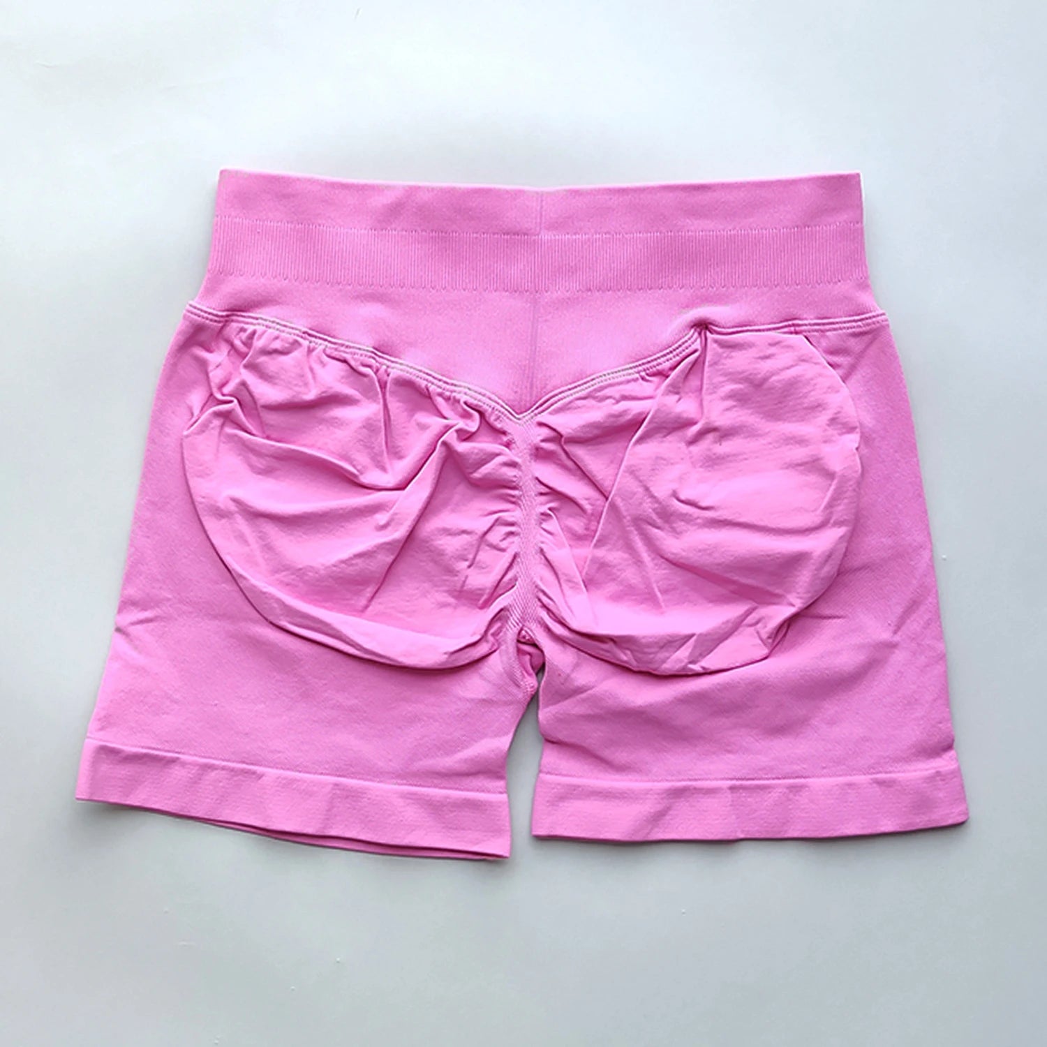 NO LOGO Shorts 4.5 Gym Shorts Women Fitness Sports Low Ribbed Band Workout Scrunch Butt Yoga Booty Running Short Pants