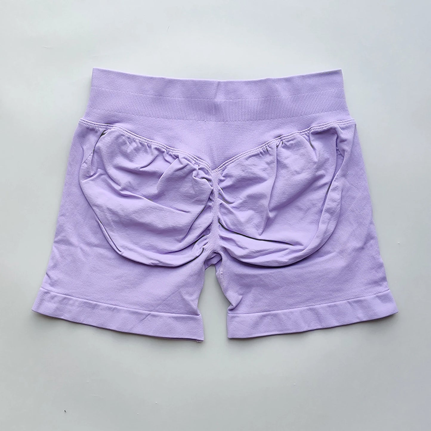 NO LOGO Shorts 4.5 Gym Shorts Women Fitness Sports Low Ribbed Band Workout Scrunch Butt Yoga Booty Running Short Pants