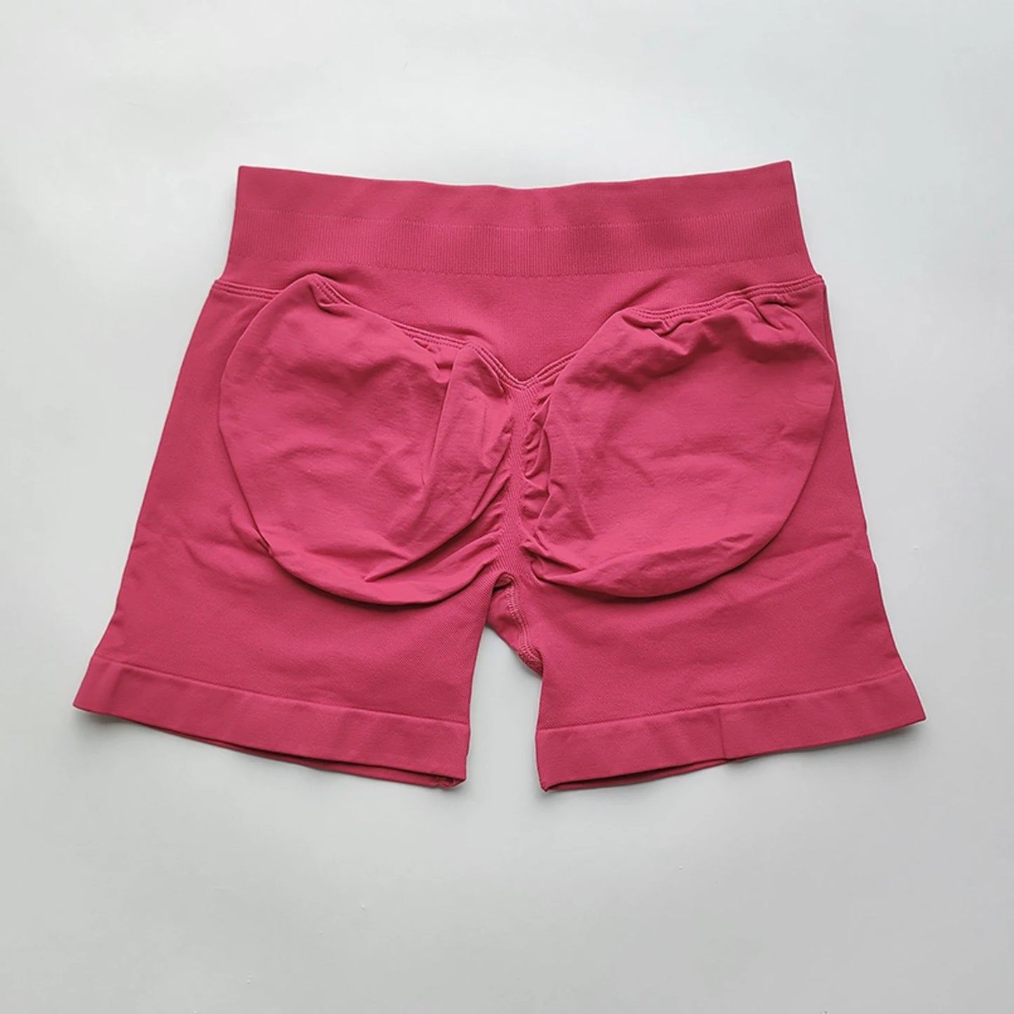 NO LOGO Shorts 4.5 Gym Shorts Women Fitness Sports Low Ribbed Band Workout Scrunch Butt Yoga Booty Running Short Pants