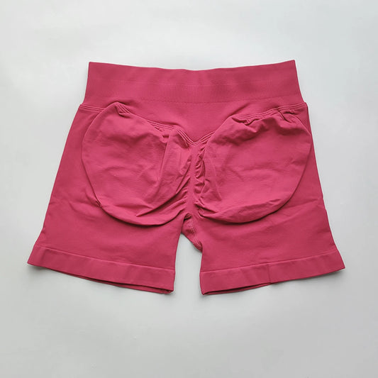 NO LOGO Shorts 4.5 Gym Shorts Women Fitness Sports Low Ribbed Band Workout Scrunch Butt Yoga Booty Running Short Pants