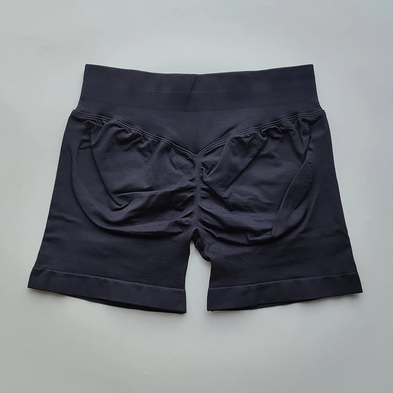 NO LOGO Shorts 4.5 Gym Shorts Women Fitness Sports Low Ribbed Band Workout Scrunch Butt Yoga Booty Running Short Pants