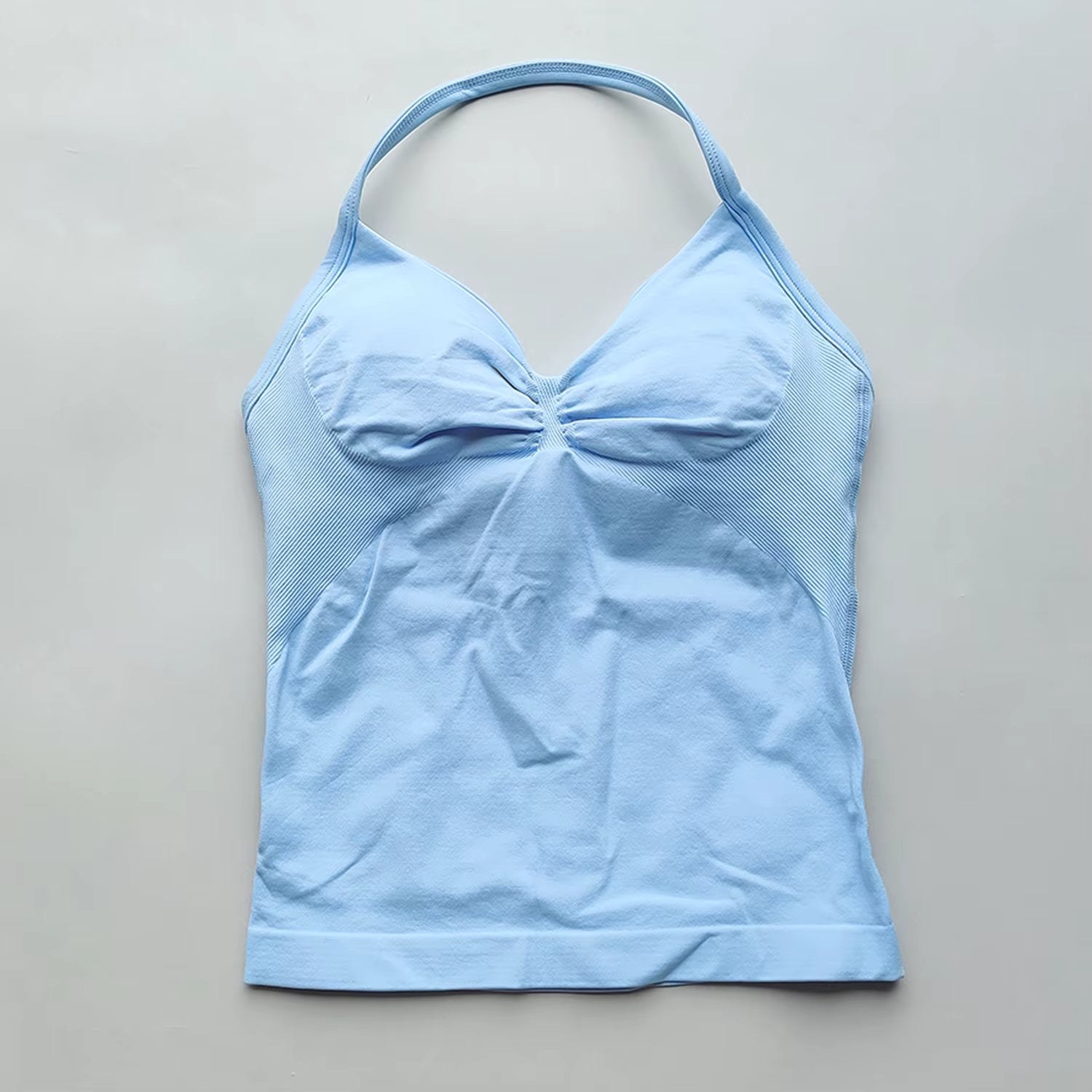 NO LOGO Women'S Longline Strappy Backless Gym Top Scrunch Workout Open Back Bra Tank Top for Running Yoga Shirt