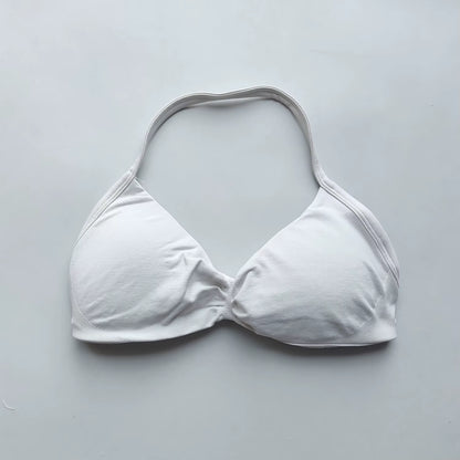 NO LOGO Sports Bra Strappy Backless Yoga Gym Bra Removable Cups Women Workout Clothing Gym Top Halter Sport Bras